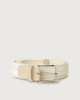 Rope Elast stretch linen belt 3,5 cm