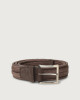 Rope Elast stretch linen belt 3,5 cm