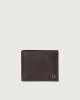 Chevrette leather wallet with coin pocket