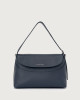 Nana Soft Midi leather shoulder bag with strap
