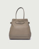 Becky M Soft medium grained leather bucket bag with strap