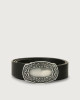 Bull western buckle leather belt