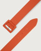Orciani Soft high waist leather belt Leather Coral
