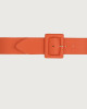 Orciani Soft high waist leather belt Leather Coral