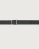 Orciani Micron Double reversible leather belt Leather Navy+Burnt