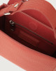 Orciani Sveva Soft mini leather handbag with strap Grained leather, Leather Brick