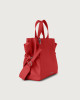 Orciani Fan Soft medium leather handbag Leather Marlboro red