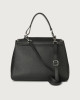 Orciani Sveva Chain medium leather shoulder bag with strap Leather Black