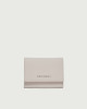 Orciani Soft small leather envelope wallet Grained leather Ivory