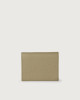 Orciani Soft leather wallet with RFID protectrion Grained leather Kaki