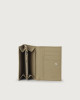 Orciani Soft leather wallet with RFID protectrion Grained leather Kaki