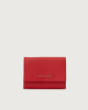 Orciani Soft small leather envelope wallet Grained leather Marlboro red
