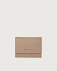 Orciani Soft leather wallet with RFID protectrion Grained leather Taupe