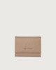 Orciani Soft small leather envelope wallet Grained leather Taupe