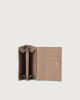Orciani Soft small leather envelope wallet Grained leather Taupe