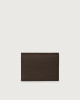 Orciani Soft leather wallet with RFID protection Leather Chocolate