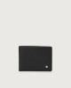 Orciani Micron leather wallet with RFID protection Black