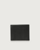 Orciani Micron leather wallet with coin purse Leather Black