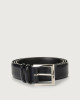 Orciani Calf classic leather belt Leather Deep blue