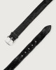 Orciani Cutting leather belt 3,5 cm Leather Black