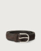 Orciani Hunting suede belt 3 cm Suede Chocolate