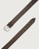 Orciani Arrow leather belt Leather Unique