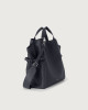 Orciani Fan Soft medium leather handbag Leather Navy