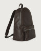 Orciani Chevrette leather backpack Leather Chocolate