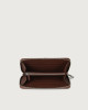 Orciani Zip around Soft large leather wallet Grained leather Cognac