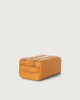 Orciani Micron Leather Beauty Case Grained leather Ocher