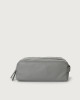 Orciani Micron Leather Beauty Case Grained leather Light grey