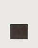 Orciani Chevrette leather wallet with coin pocket Leather Chocolate