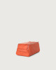 Orciani Micron leather shoe bag Grained leather Orange