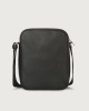 Orciani Timeless boarded leather crossbody bag Leather Black