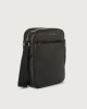 Orciani Timeless boarded leather crossbody bag Leather Black