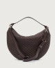 Orciani Dumpling Nappa Woven Large leather shoulder bag Leather chocolate