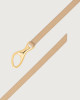 Nappa B long tip leather belt 2 cm