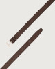 Orciani Nabucco nubuck leather belt 3,5 cm Nubuck Chocolate