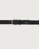 Orciani Bull Soft leather belt 3,5 cm Bull hide Black