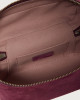 Orciani Joy Peach suede leather mini bag Suede leather BORDEAUX