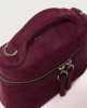 Orciani Joy Peach suede leather mini bag Suede leather BORDEAUX