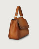 Orciani Sveva Vanish One medium leather shoulder bag with strap Leather Cognac