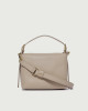 Orciani Nana Nappa Small leather handbag with strap Leather ivory