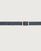 Orciani Dollaro Double leather belt 3 cm Mud+Navy