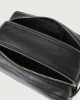 Orciani Micron Leather Beauty Case Grained leather Black