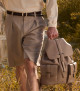 Orciani Jones Soft grained leather backpack Grained leather taupe