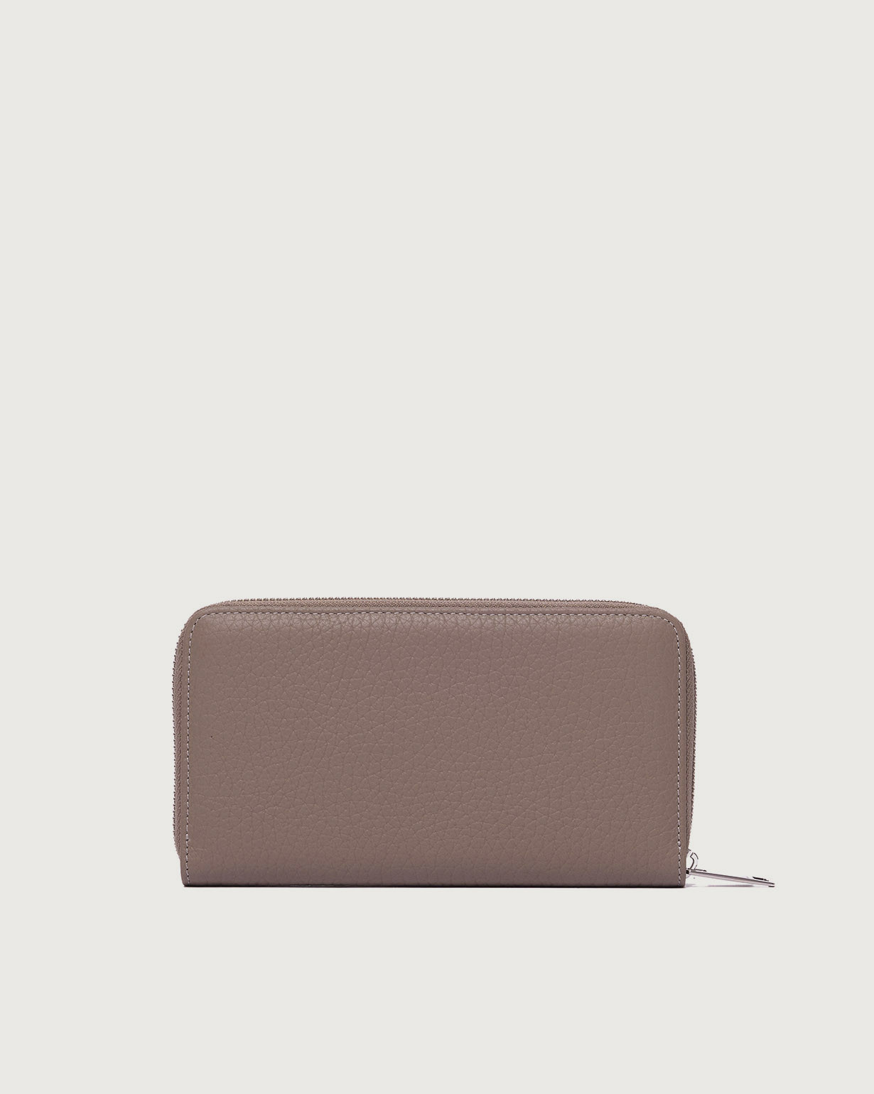 ORCIANI Zip Around Soft lleather wallet, color taupe