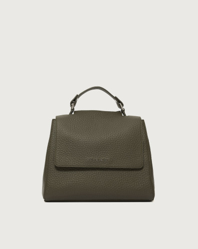 Sveva Soft Small leather handbag with shoulder strap