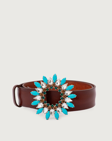 Bull Soft jewel leather belt 3,5 cm