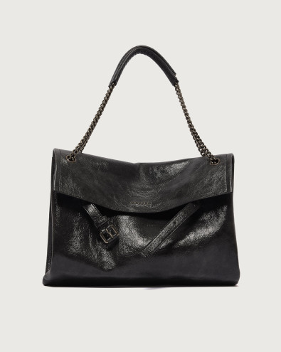 Venus Stark Midi leather shoulder bag